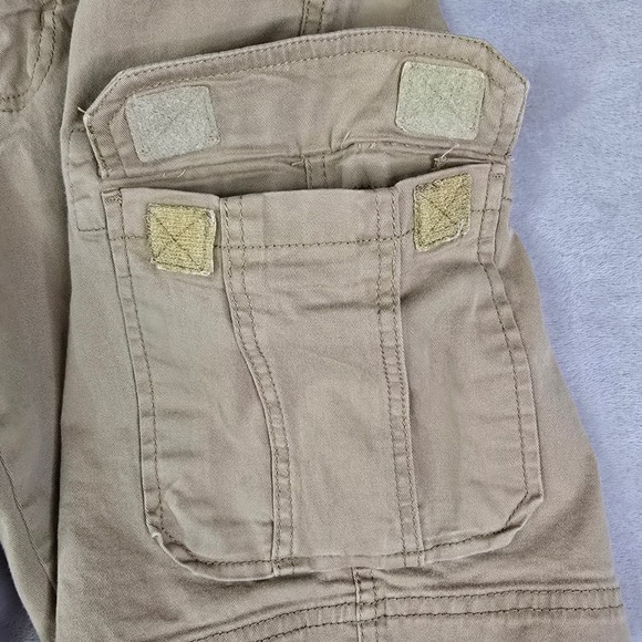 Berkley Jensen Men's 34 Khaki Cargo Shorts Flat Front Stretch Utility Pockets - Picture 6 of 7